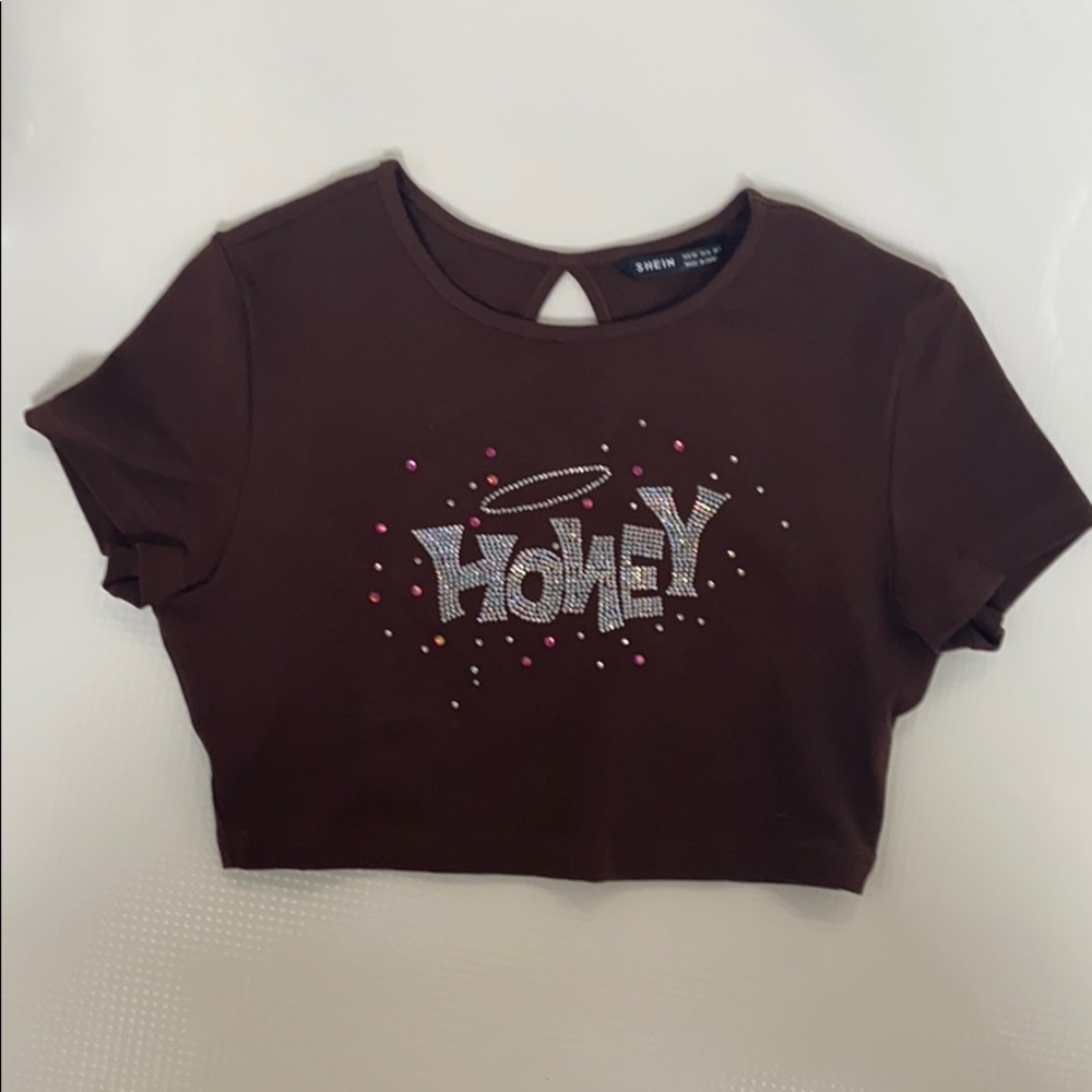 honey cropped top